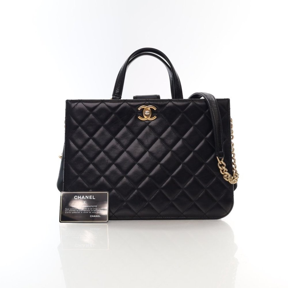 Chanel Black Calfskin Tote Bag - Picture 14 of 14